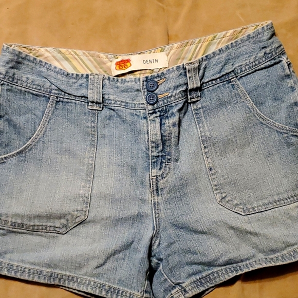 Route 66 Blue Jean Shorts size 9/10 - Picture 1 of 4